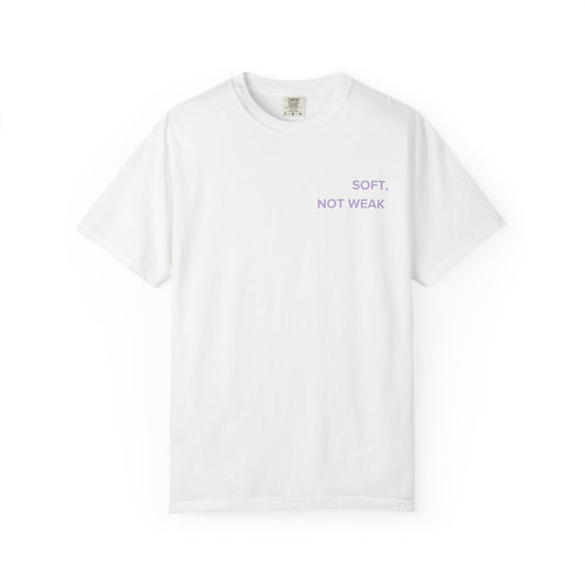 "Soft, Not Weak" Floral T-Shirt | Gentle Strength
