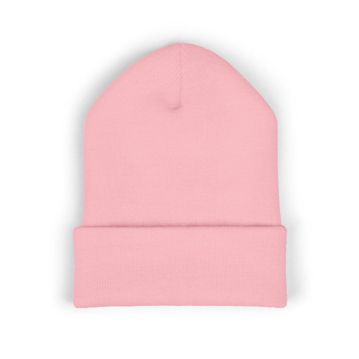 Overthinking | Light Colored, Classic Cuffed Beanie (Embroidery)