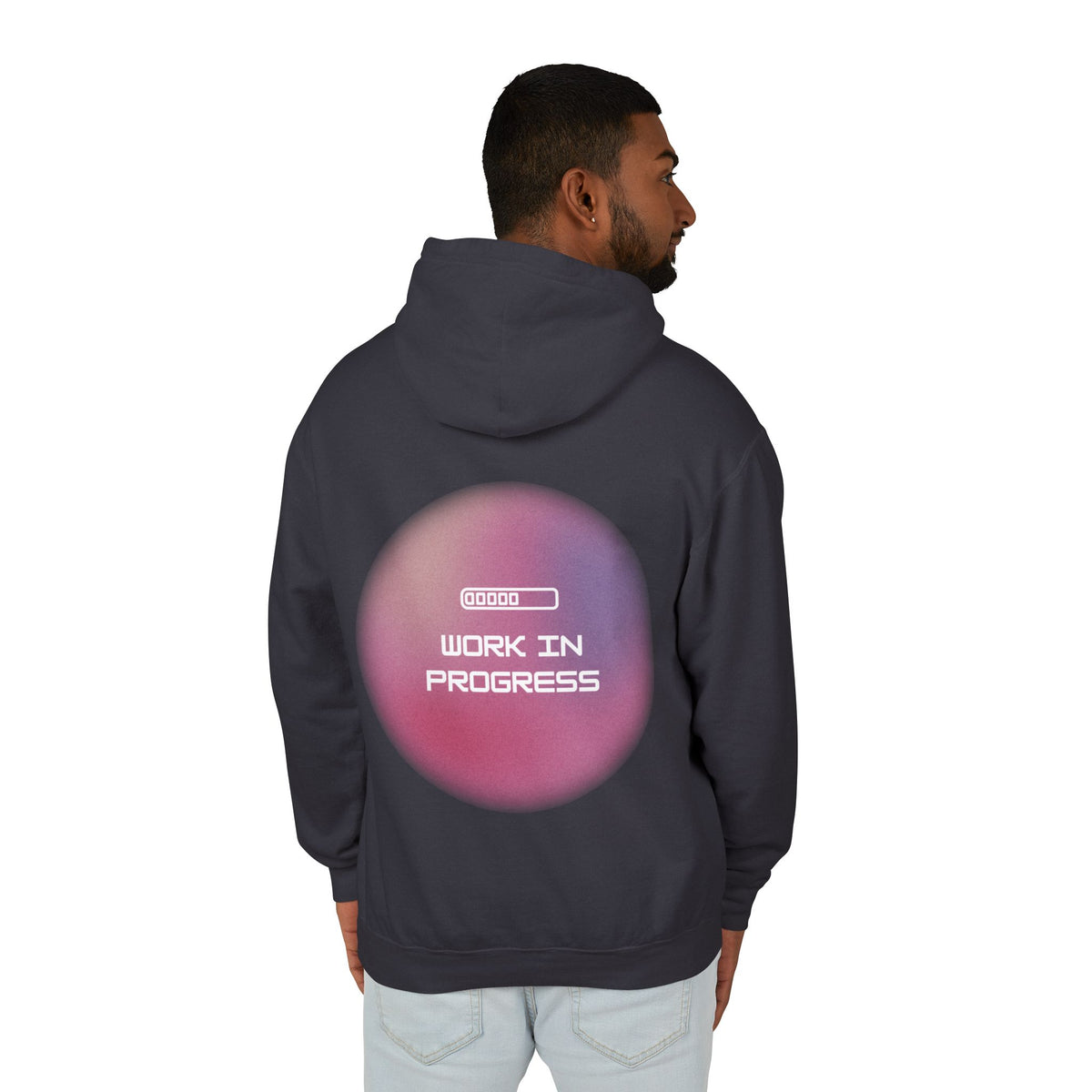 "Work in Progress" Hoodie| Hopecore Mental Health Gradient