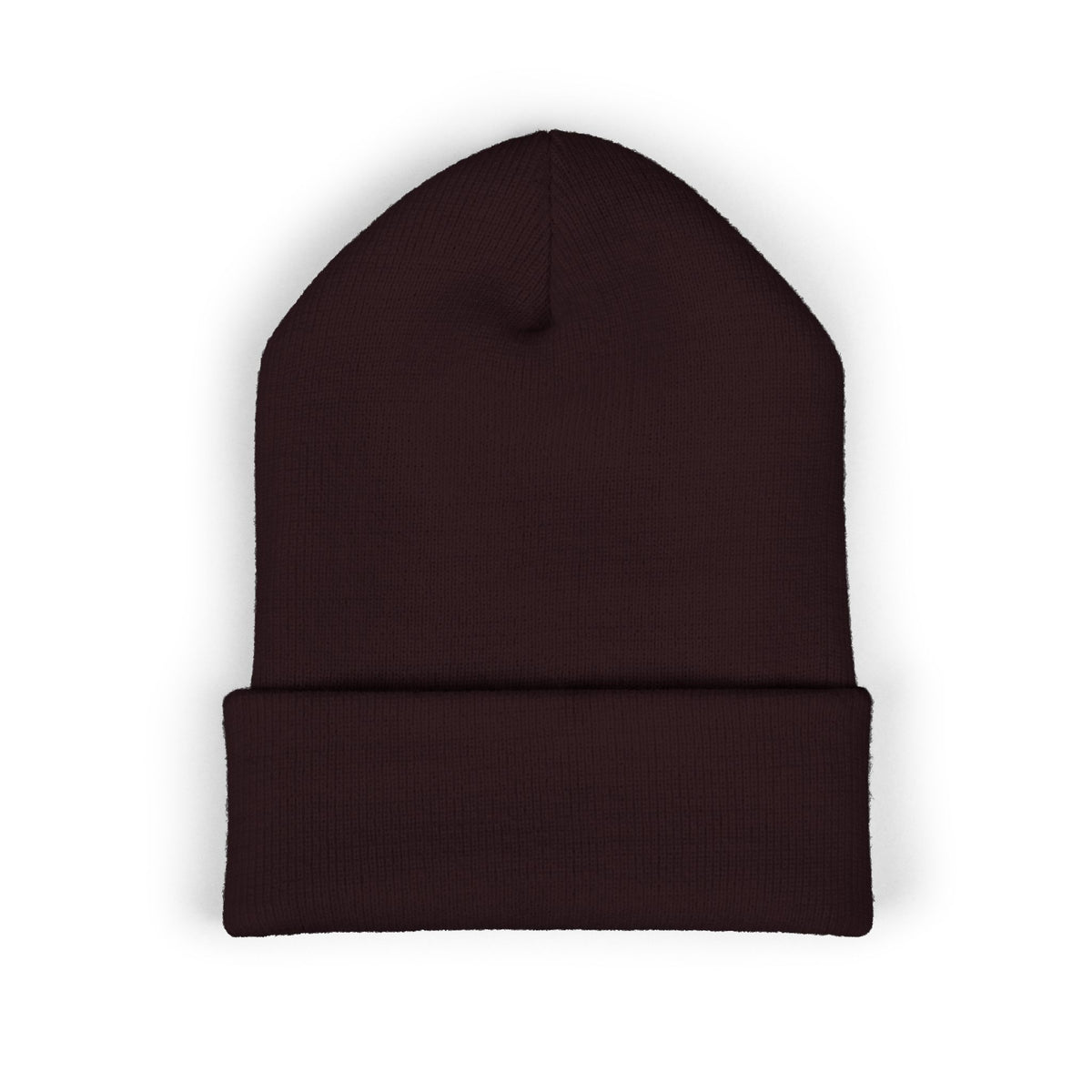 Overthinking | Dark Colored, Classic Cuffed Beanie (Embroidery)