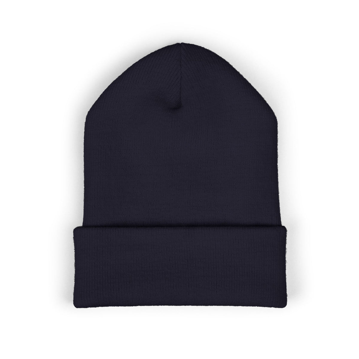 Overthinking | Dark Colored, Classic Cuffed Beanie (Embroidery)