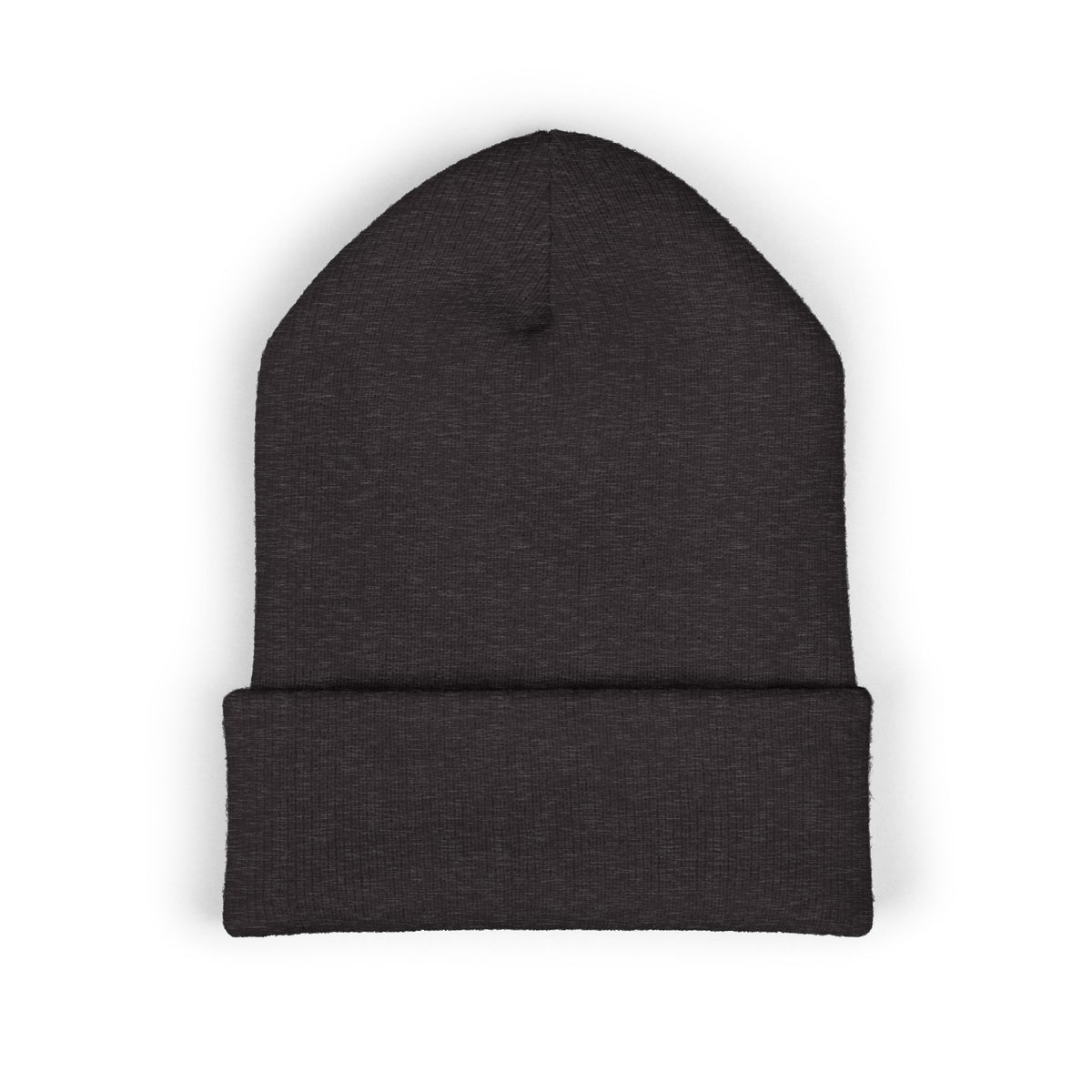 Overthinking | Dark Colored, Classic Cuffed Beanie (Embroidery)