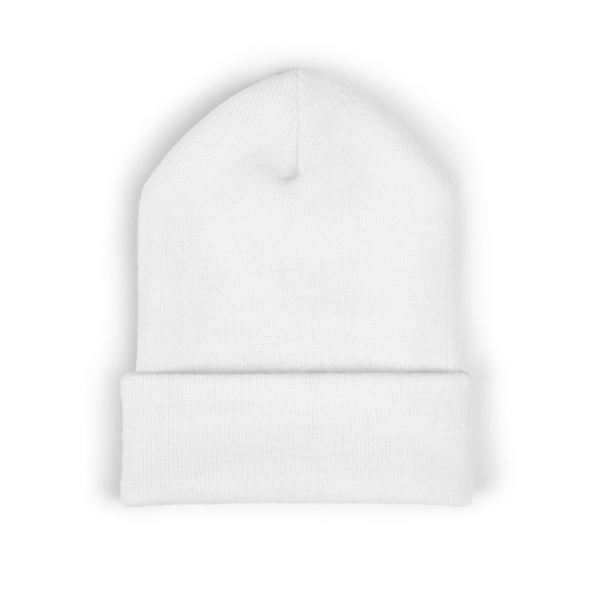 Overthinking | Light Colored, Classic Cuffed Beanie (Embroidery)